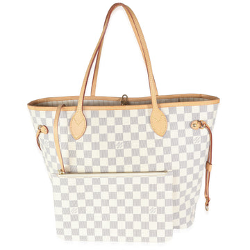 LOUIS VUITTON Damier Azur Canvas Neverfull MM