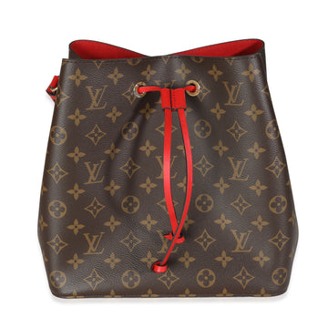 LOUIS VUITTON Coquelicot Monogram Canvas Neonoe MM