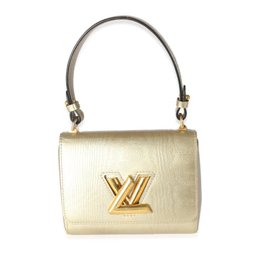 LOUIS VUITTON Gold Calfskin Gravity Twist PM