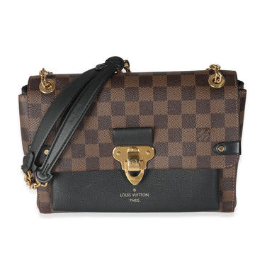 LOUIS VUITTON Black Damier Ebene Canvas Vavin PM