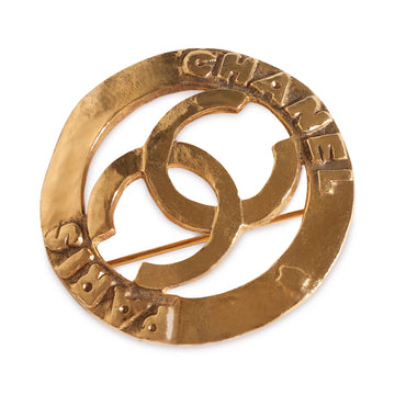 CHANEL Vintage Brooch in Gold Plated