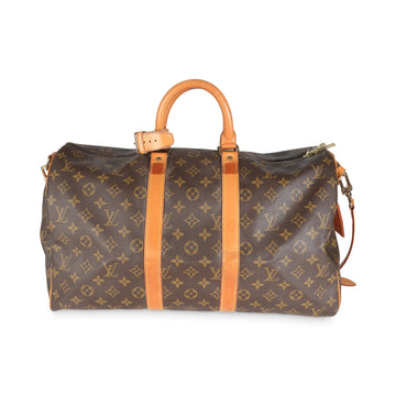 LOUIS VUITTON Monogram Canvas Keepall Bandouliere 45