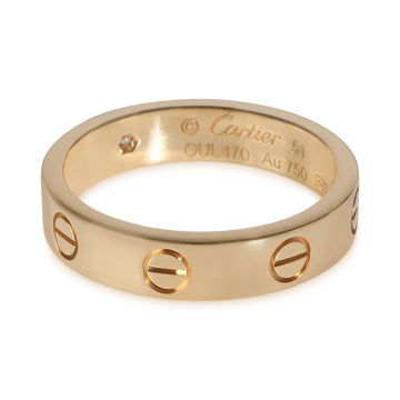 CARTIER Love Wedding Band, 1 Diamond [Yellow Gold]