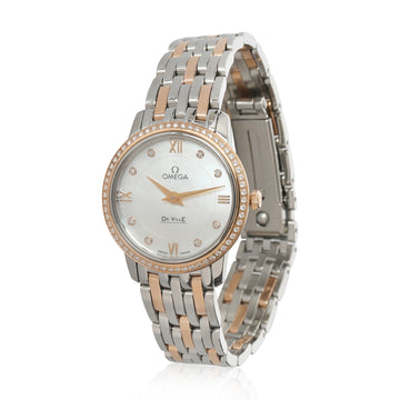 OMEGA DeVille Prestige 424.25.27.60.55.002 Women's Watch in 18kt Stainless Steel