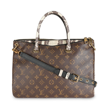 LOUIS VUITTON Python Monogram Canvas Pallas