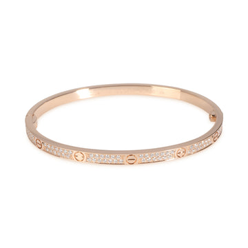 CARTIER Love Bracelet in 18k Rose Gold 0.95 CTW