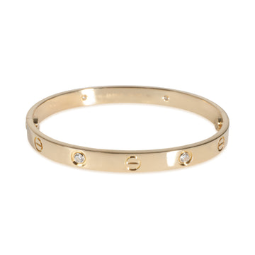 CARTIER Love Bracelet in 18k Yellow Gold 0.42 CTW