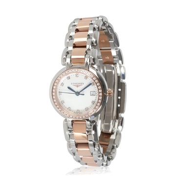 LONGINES PrimaLuna L8.110.5.89.6 Women's Watch in 18kt Stainless Steel/Rose Gold