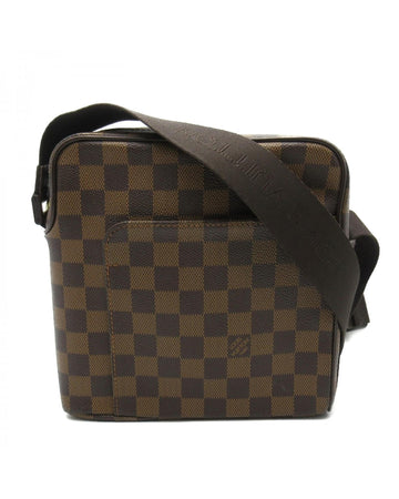 LOUIS VUITTON Men's Designer Ebene Shoulder Bag in Excellent Condition in Brown