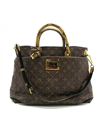 LOUIS VUITTON Women's Large Monogram Bag in Excellent Condition in Brown
