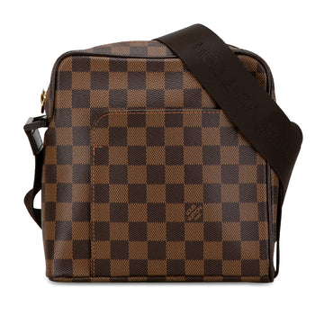 LOUIS VUITTON Damier Ebene Olav PM Crossbody Bag