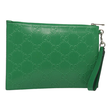 GUCCI GG embosse Clutch Bag