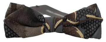 Dolce & Gabbana Men's Multicolor Pattern 100% Silk Neck Papillon Bow Tie