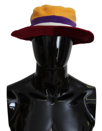 Dolce & Gabbana Men's Multicolor DG Logo Cotton Blend Bucket Hat