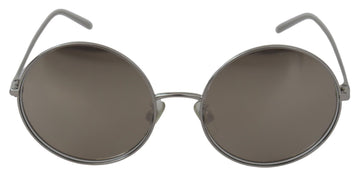 Dolce & Gabbana Women's Silver Plated Round Gray Le nses Sunglasses
