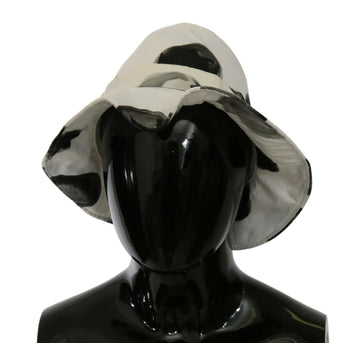 Dolce & Gabbana Women's White Cotton Big Polka Dot Pattern Bucket Hat
