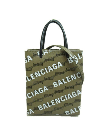 BALENCIAGA Women's BB Monogram Tote Bag in Brown