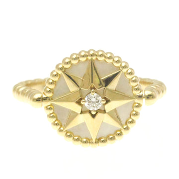 CHRISTIAN DIOR Women's 18K Yellow Gold Diamond Shell Ring in Gold