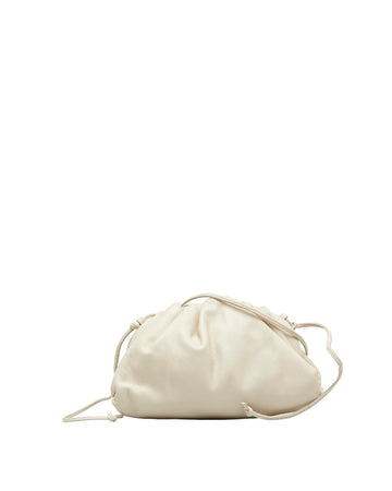 BOTTEGA VENETA Women's Mini Leather Bag in White in White