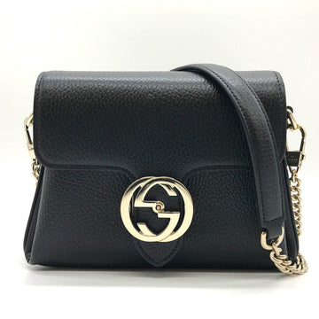 GUCCI Women's Luxury Leather Designer Bag in Black