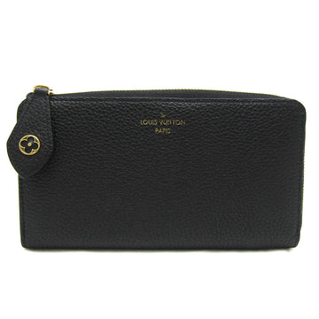 LOUIS VUITTON Women's Black Leather Three-Compartment Wallet in Black
