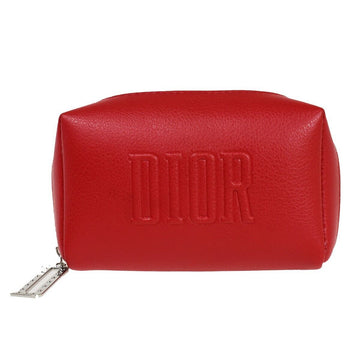 CHRISTIAN DIOR Women's Modern Red Synthetic Pouch in Red