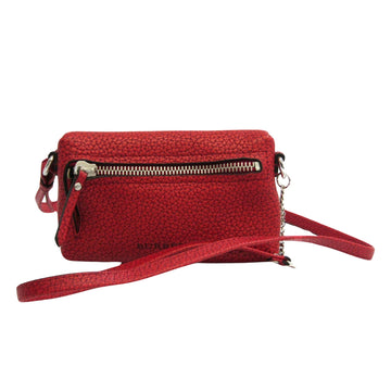 BURBERRY Women's Red Leather Wallet in Red
