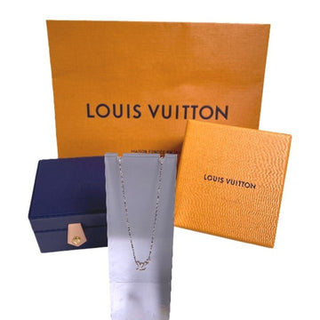 LOUIS VUITTON Women's Elegant 18K White Gold Necklace in Silver