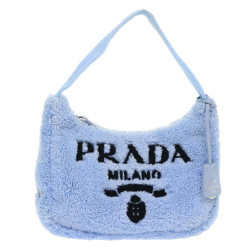 PRADA Women's Blue Fur Re-edition Bag by in Blue