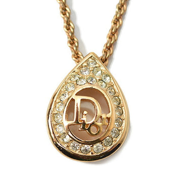 CHRISTIAN DIOR Women's Gold Metal Pendant Necklace in Gold
