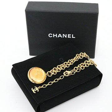 CHANEL Women's Timeless Elegance: Coco Mark Gold Necklace in Gold