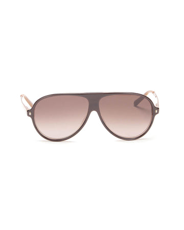 CHRISTIAN DIOR Women's Brown Oversized Tinted Sunglasses in Brown