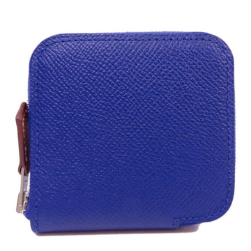 Hermes Women's Hermes Azap Leather Wallet in Blue