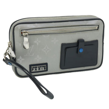 LOUIS VUITTON Unisex Alpha Grey Synthetic Clutch in Grey