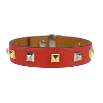 Hermes Women's Leather Bracelet with Red Hue - Hermes in Red