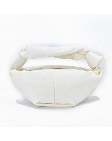 BOTTEGA VENETA Women's Canvas Mini Jodie Bag in White in White