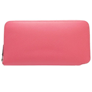 Hermes Women's Luxurious Leather Wallet with Multiple Pockets and Credit Card Slots in Pink