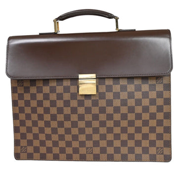 LOUIS VUITTON Men's Timeless Brown Canvas Handbag in Brown
