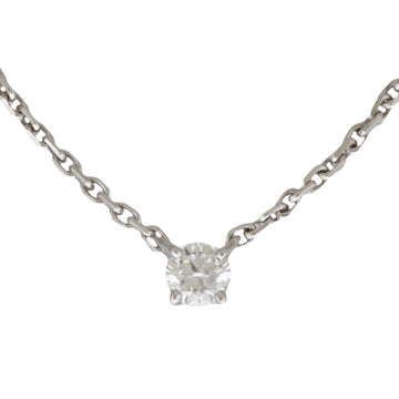 CARTIER Women's Timeless Love Necklace with Diamond Embellishment by in Silver