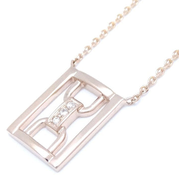 CELINE Women's 18K Rose Gold Diamond Necklace in Pink