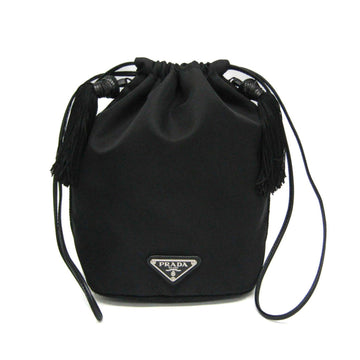 PRADA Women's Versatile Black Synthetic Clutch Bag in Black
