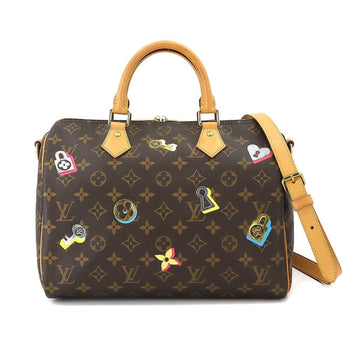 LOUIS VUITTON Women's Luxury Canvas Bag with Shoulder Strap in Brown