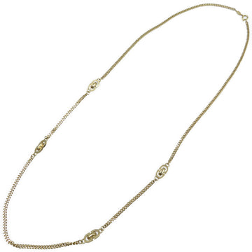 CHRISTIAN DIOR Women's Metal Pendant Necklace in Gold