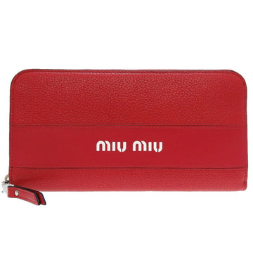 Miu Miu Women's Leather Wallet in Red
