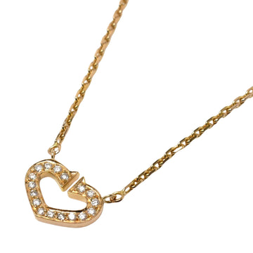 CARTIER Women's Rose Gold Heart Pendant Necklace in Gold