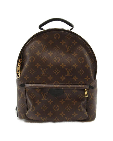 LOUIS VUITTON Women's Monogram Canvas Palm Springs MM Bag in Excellent Condition in Brown