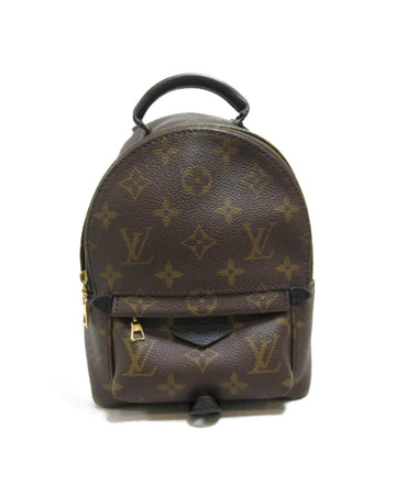 LOUIS VUITTON Women's Monogram Mini Palm Springs Bag in Excellent Condition in Brown