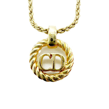 CHRISTIAN DIOR Women's Gold Metal Necklace in Gold