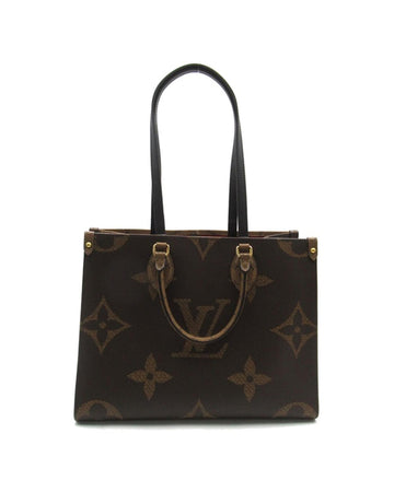 LOUIS VUITTON Women's Monogram Giant Reverse OnTheGo MM Bag in Excellent Condition in Brown