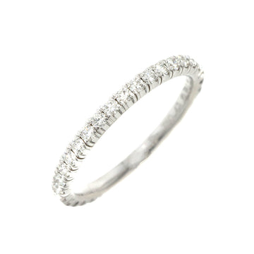 CARTIER Women's Radiant Diamond White Gold Eternity Ring in Silver